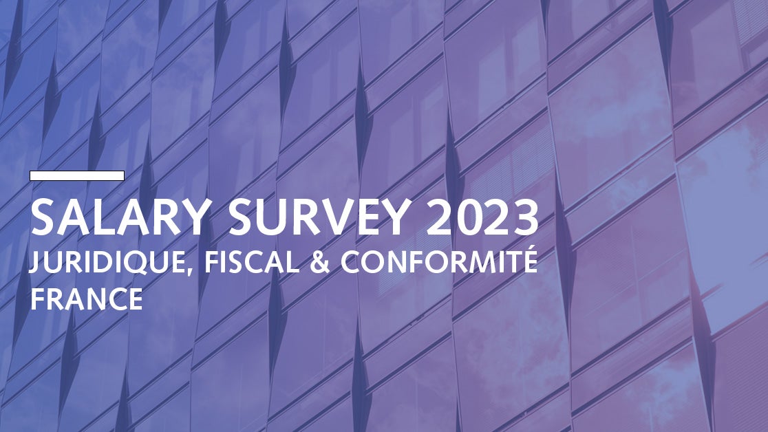 Étude de rémunération 2023 - Juridique, Fiscal & Conformité