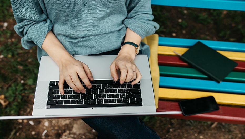 Man on laptop